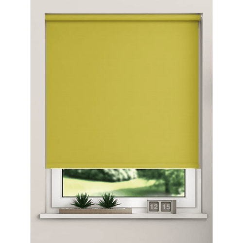 (85cm) Green 100% Thermal Blackout Roller Blind For Windows
