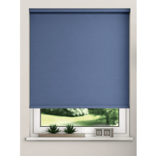 (110cm) Navy 100% Thermal Blackout Roller Blind For Windows