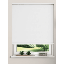 (150cm) White 100% Thermal Blackout Roller Blind For Windows