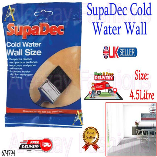 Cold Water Wall Adhesive Paste All Purpose Prepare Plaster 4.5Litre
