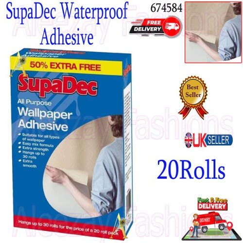 SupaDec All Purpose Powder Wallpaper Paste Adhesive 20 Rolls