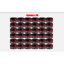 Gummy Ultra Hold Hair Wax Full Box 36PCS Professional Hair Styling Gel