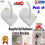 SupaDec Universal Net Curtain Rod Centre Bracket, White, 2 Pack 1