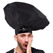 (Black) Jumbo "Masterchef" Chefs Hat
