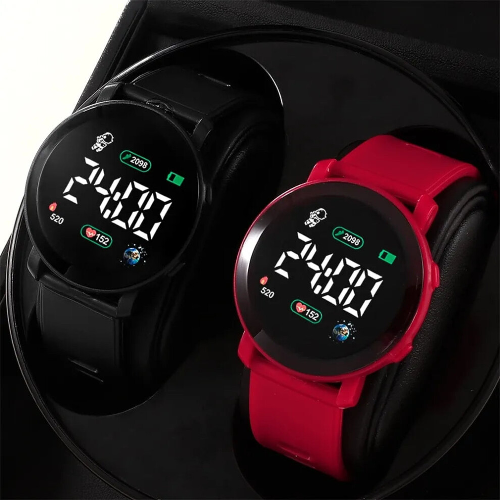 Unisex LED Digital Watch Sports Military Silicone Watch