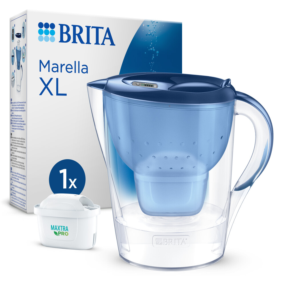 BRITA Tischwasserfilter Marella XL *blau* inkl. 1 Filter