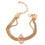 4Pcs Womens Rings Necklace Earrings Bracelet Set 7