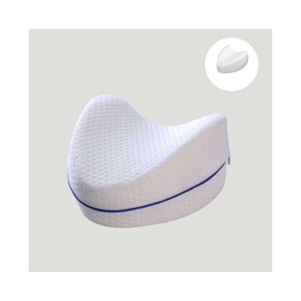 (White) Memory Foam Leg Pillow Orthopaedic Hips Knee Support Cushion Maternity Pillows