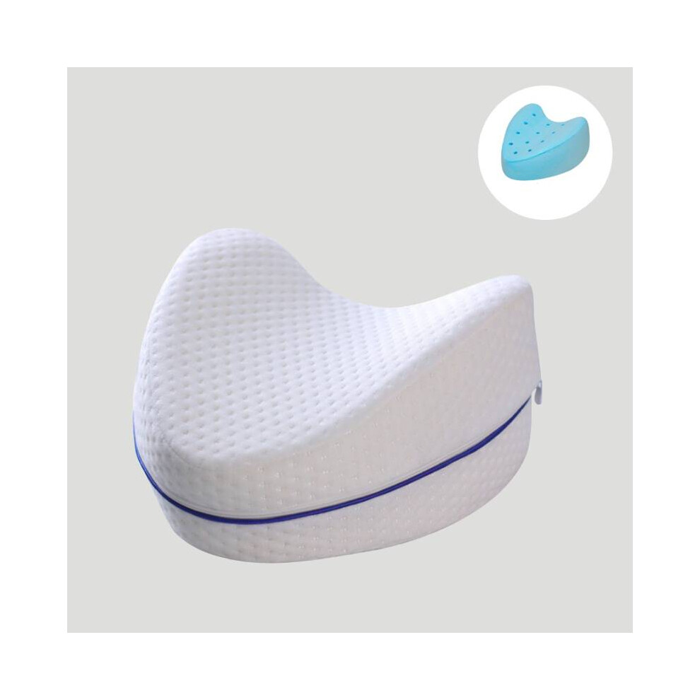 Veishet (Blue) Memory Foam Leg Pillow Orthopaedic Hips Knee Support Cushion Maternity Pillows Blue