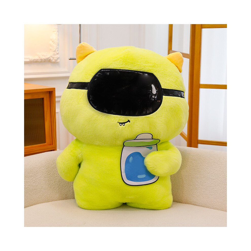 Veishet (, 45Cm/17.72In) Sunglasses Animal Plush Toy Stuffed Doll Pillow Huggable Pp Cotton Filled Gift Green