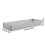 240cm W x 88cm D x 30cm H Outdoor Rectangular Raised Garden Bed 8