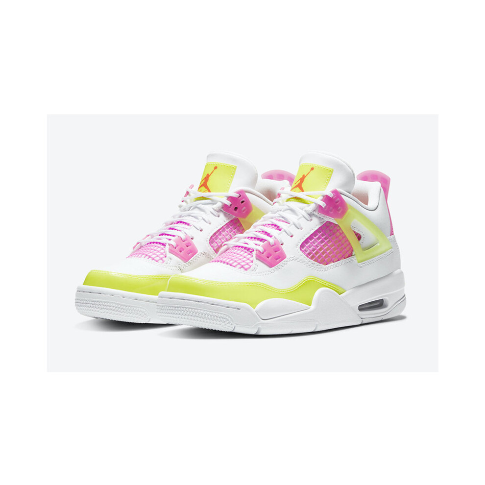 (EUR SIZE 36) Air Jordan 4 Retro Women shoes Pink white 36-40