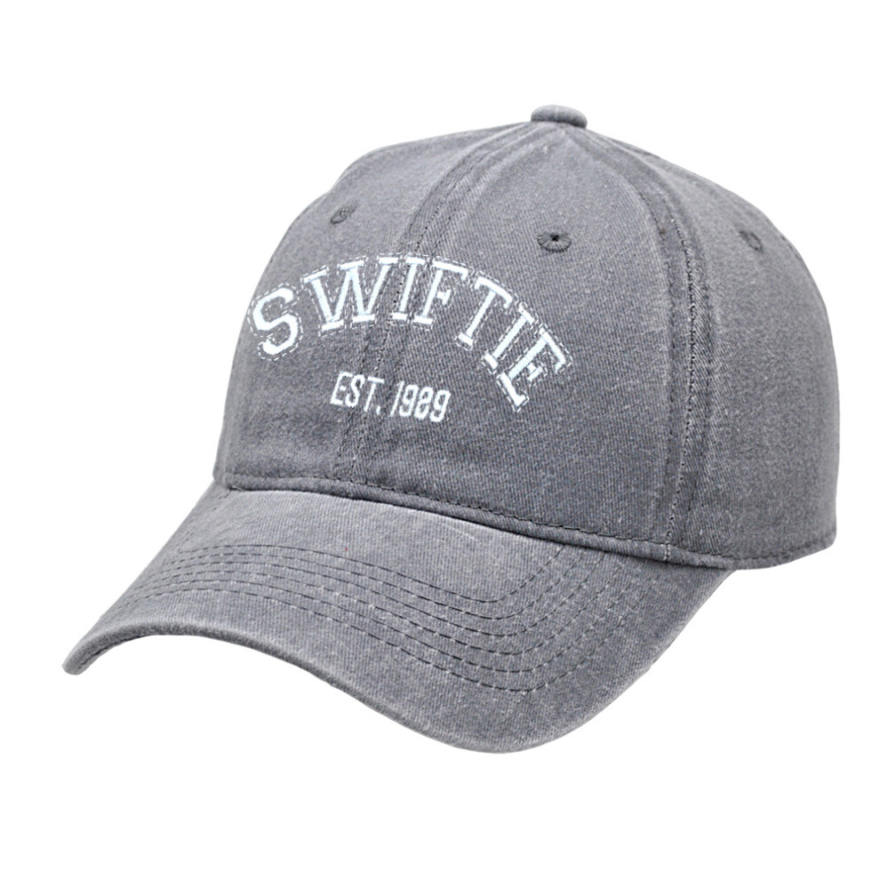 (Grey) Taylor Swift Embroidered 1989 Letter Baseball Cap