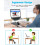 Babacom Laptop Stand Lap Desk, Ergonomic Foldable Computer Stand with 2