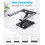 Babacom Laptop Stand Lap Desk, Ergonomic Foldable Computer Stand with 5