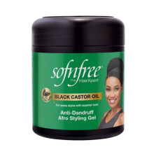 SNF Black Castor Oil Afro Styling Gel Black 500 ml