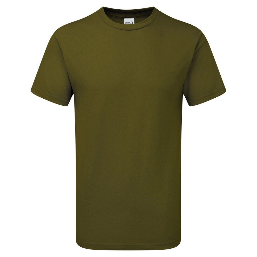 (S, Olive) Gildan Hammer Mens T-Shirt