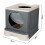 Living And Home Full Enclosed Foldable Cat Litter Box 6