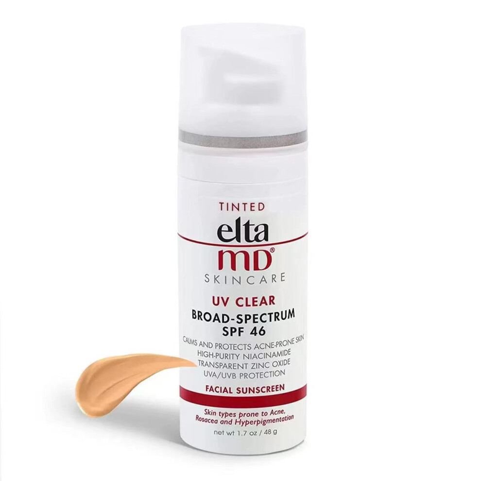 Face Skre Uv Clear Spectrum Spf46 Tinted Facial Sunscreen--White
