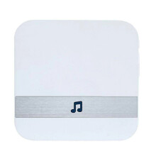 (Timbre Blanco) Timbre de puerta inalámbrico con cámara de vídeo, Wi-Fi, inteligente Doorring