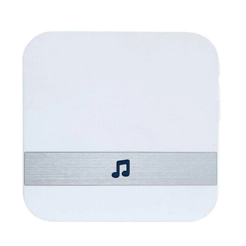 (Sonnette blanche) Caméra de sonnette vidéo sans fil Wi-Fi intelligent Doorring
