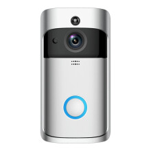 (Silver Doorbell Only) Wireless Video Doorbell Camera WiFi Smart Doorring