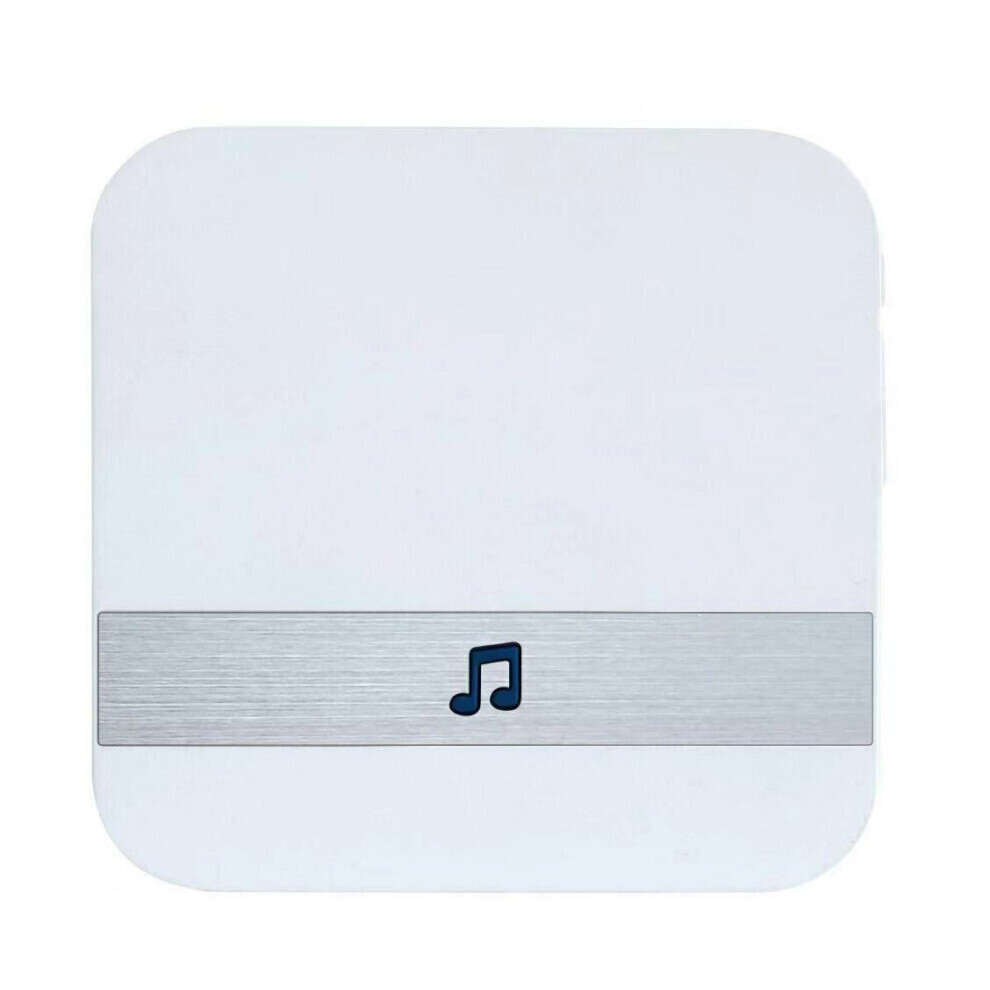 (White Chime) Wireless Video Doorbell Camera Smart WiFi Doorbell Ring