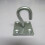 (Galvanised, Pack of 4) Horse Tie Hook on Plates (Rope Chain Tether) 3