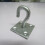(Galvanised, Pack of 4) Horse Tie Hook on Plates (Rope Chain Tether) 6