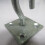 (Galvanised, Pack of 4) Horse Tie Hook on Plates (Rope Chain Tether) 8