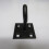 (Black, Pack of 4) Horse Tie Hook on Plates (Rope Chain Tether) 5