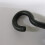 (Black, Pack of 4) Horse Tie Hook on Plates (Rope Chain Tether) 12