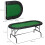 Homcom HOMCOM 8 Player Folding Poker Table with Cup Holders, Metal Base, Green 2