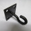 (Black, Pack of 10) Horse Tie Hook on Plates (Rope Chain Tether) 11