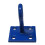 (Blue, Pack of 4) Horse Tie Hook on Plates (Rope Chain Tether) 4