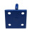 (Blue, Pack of 4) Horse Tie Hook on Plates (Rope Chain Tether) 5