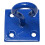 (Blue, Pack of 10) Horse Tie Hook on Plates (Rope Chain Tether) 13