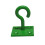(Green, Pack of 4) Horse Tie Hook on Plates (Rope Chain Tether) 11
