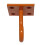(Orange, Pack of 10) Horse Tie Hook on Plates (Rope Chain Tether) 10