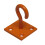 (Orange, Pack of 10) Horse Tie Hook on Plates (Rope Chain Tether) 13