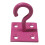 (Pink, Pack of 4) Horse Tie Hook on Plates (Rope Chain Tether) 3