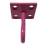 (Pink, Pack of 4) Horse Tie Hook on Plates (Rope Chain Tether) 9