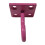 (Pink, Pack of 4) Horse Tie Hook on Plates (Rope Chain Tether) 10