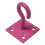 (Pink, Pack of 4) Horse Tie Hook on Plates (Rope Chain Tether) 13