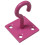 (Pink, Pack of 10) Horse Tie Hook on Plates (Rope Chain Tether) 12