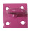 (Pink, Pack of 10) Horse Tie Hook on Plates (Rope Chain Tether) 14
