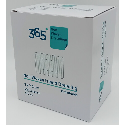 365 Dressing 5cm x 7.2cm Pack of 50 - REF: TJ36590001 2