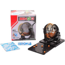 Family Bingo Machine 90 Numbers Home Game 24 Cards Fun Lotto Lottery