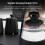Tower Tower Sera Black Breadbin & Set of 3 Canisters Kitchen Storage Set 5