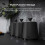 Tower Tower Sera Black Breadbin & Set of 3 Canisters Kitchen Storage Set 9